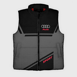 Мужской жилет Audi: Crey & Black