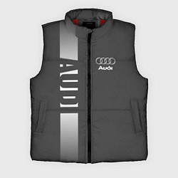 Мужской жилет Audi: Grey Sport, цвет: 3D-красный