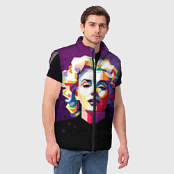 Мужской жилет Marilyn Monroe, цвет: 3D-светло-серый — фото 2