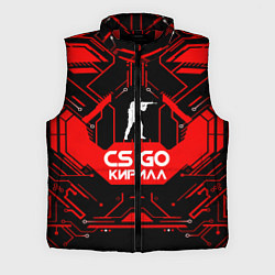 Мужской жилет CS:GO - Кирилл, цвет: 3D-красный