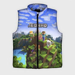 Мужской жилет Майнкрафт: Леонид