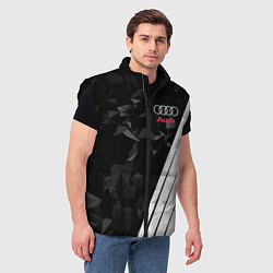 Мужской жилет Audi: Black Poly, цвет: 3D-черный — фото 2