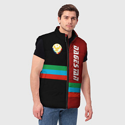 Мужской жилет Dagestan, цвет: 3D-черный — фото 2