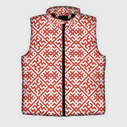 Мужской жилет Духобор: Обережная вышивка