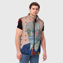 Мужской жилет Зигмунд Фрейд, цвет: 3D-красный — фото 2