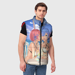 Мужской жилет Жизнь в другом мире с нуля, цвет: 3D-красный — фото 2