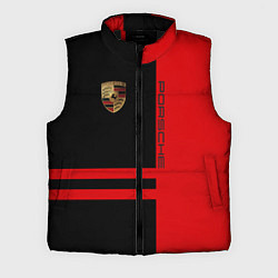 Мужской жилет Porsche: Red Sport, цвет: 3D-черный