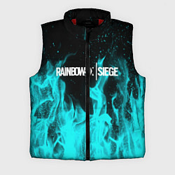Мужской жилет R6S: Turquoise Flame, цвет: 3D-красный