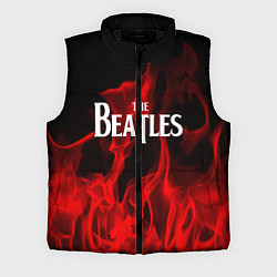 Мужской жилет The Beatles: Red Flame, цвет: 3D-черный