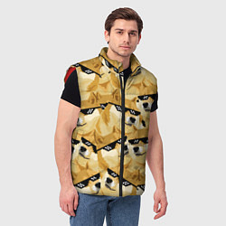 Мужской жилет Doge: Deal with it, цвет: 3D-красный — фото 2