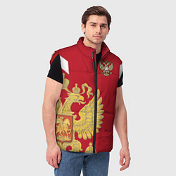 Мужской жилет Сборная России: эксклюзив, цвет: 3D-красный — фото 2