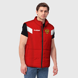 Мужской жилет Сборная России, цвет: 3D-черный — фото 2