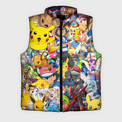 Мужской жилет Pokemon Bombing, цвет: 3D-красный