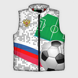 Мужской жилет Русский футбол, цвет: 3D-красный