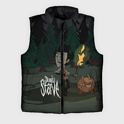 Мужской жилет Don't Starve: Night Forrest, цвет: 3D-черный