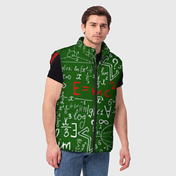 Мужской жилет E=mc2: Green Style, цвет: 3D-красный — фото 2