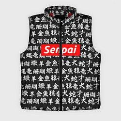 Мужской жилет Senpai Hieroglyphs