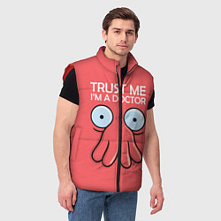 Мужской жилет Trust Me I'm a Doctor, цвет: 3D-красный — фото 2