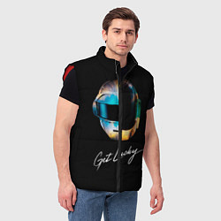 Мужской жилет Daft Punk: Get Lucky, цвет: 3D-красный — фото 2