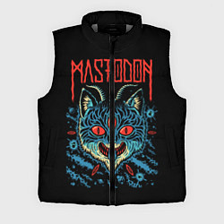 Мужской жилет Mastodon: Demonic Cat, цвет: 3D-светло-серый