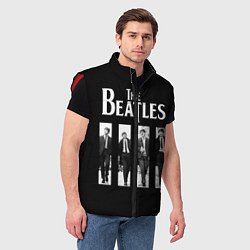 Мужской жилет The Beatles: Black Side, цвет: 3D-красный — фото 2