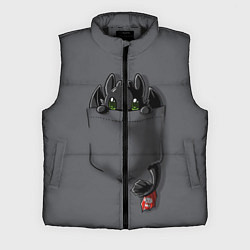 Мужской жилет Фурия в кармане, цвет: 3D-черный