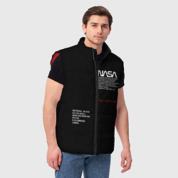 Мужской жилет NASA, цвет: 3D-красный — фото 2