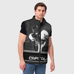 Мужской жилет Washington Capitals: Mono, цвет: 3D-черный — фото 2