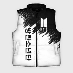 Мужской жилет BTS: White & Black, цвет: 3D-черный