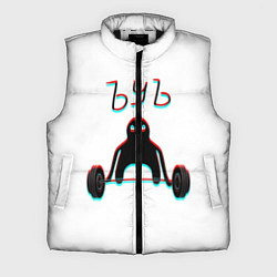 Мужской жилет ЪУЪ СЪУКА КАЧОК, цвет: 3D-черный