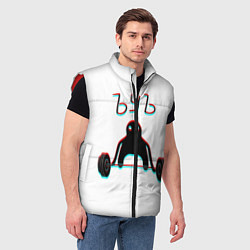 Мужской жилет ЪУЪ СЪУКА КАЧОК, цвет: 3D-красный — фото 2