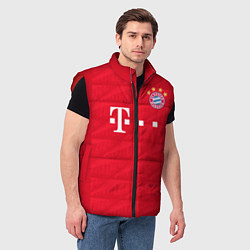 Мужской жилет FC Bayern: Home 19-20, цвет: 3D-красный — фото 2