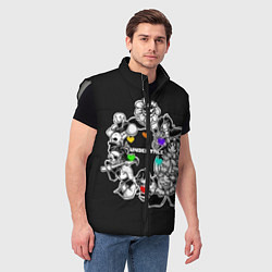 Мужской жилет Undertale, цвет: 3D-светло-серый — фото 2