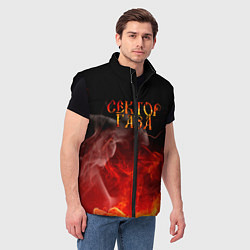 Мужской жилет Сектор Газа, цвет: 3D-черный — фото 2