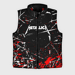 Мужской жилет METALLICA, цвет: 3D-красный