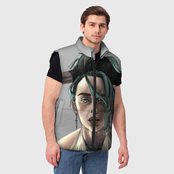 Мужской жилет Билли Айлиш, цвет: 3D-черный — фото 2