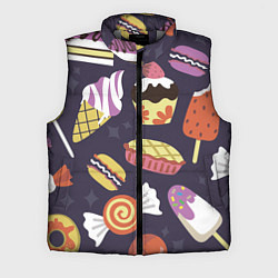 Мужской жилет Сладости, цвет: 3D-светло-серый