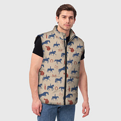 Мужской жилет Кони, цвет: 3D-черный — фото 2