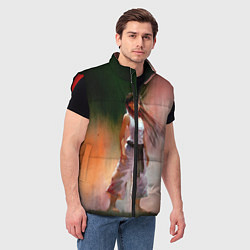 Мужской жилет Girl, цвет: 3D-красный — фото 2