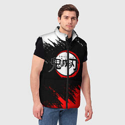 Мужской жилет KIMETSU NO YAIBA, цвет: 3D-черный — фото 2