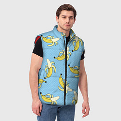 Мужской жилет Banana art, цвет: 3D-красный — фото 2
