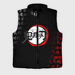 Мужской жилет KIMETSU NO YAIBA, цвет: 3D-черный