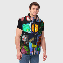 Мужской жилет Terraria allpic, цвет: 3D-черный — фото 2
