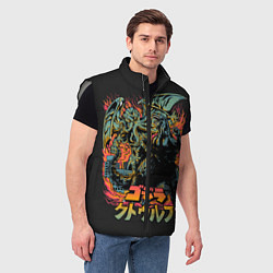 Мужской жилет Ктулху, цвет: 3D-светло-серый — фото 2
