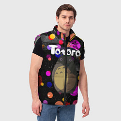 Мужской жилет Totoro, цвет: 3D-светло-серый — фото 2
