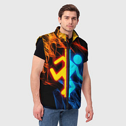 Мужской жилет PORTAL, цвет: 3D-черный — фото 2