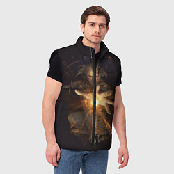 Мужской жилет Ведьмак, цвет: 3D-черный — фото 2