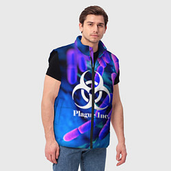 Мужской жилет PLAGUE INC, цвет: 3D-черный — фото 2