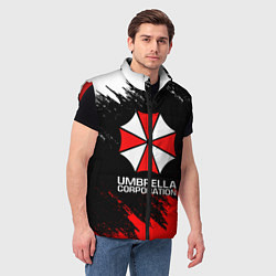Мужской жилет UMBRELLA CORP, цвет: 3D-красный — фото 2