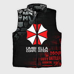 Мужской жилет RESIDENT EVIL UMBRELLA CORP, цвет: 3D-светло-серый